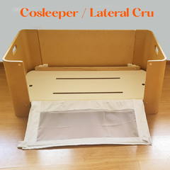 Cosleeper Portátil 3 em 1 - Berço, Cama Montessoriana e Mesa Cru (Kids/Lateral Cru) - loja online