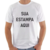 Camiseta Branca com sua Estampa Personalizada