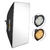Kit Softbox 50x70 c/ Iluminação de LED Bicolor + Tripé - Foto Ramires