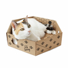 Caixa Hexagonal de Papelão Beebox para gatos