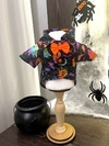 Camisa Halloween Abóboras Coloridas boras para cachorro