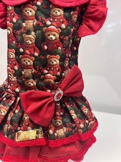 Vestido Boneca Natal Ursolândia para cachorro e gato na internet