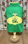 Camisa Brasil Verde para cachorro e gato