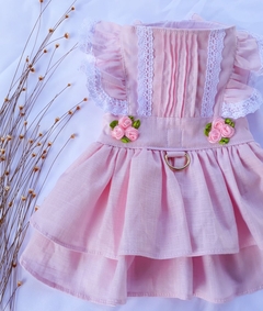 Vestido Encanto Rosa para cachorro e gato na internet