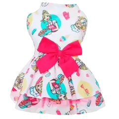 Vestido Barbie Confeiteira para cachorro