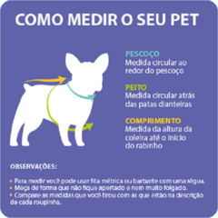 Peitoral Paetê Prata com Porta Cata Caca para cachorro - loja online