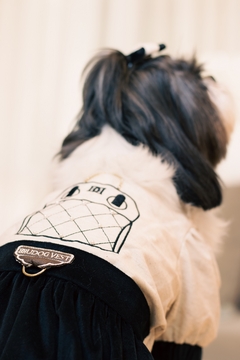 Vestido Bolsa Veludo Preto para cachorro e gato - comprar online