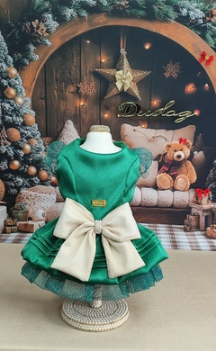 Vestido Natal Lovely Verde para cachorro e gato