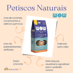 Petisco natural para cães sabor peixe crocante WOW Pet Food - comprar online