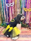 Fantasia Pet - Vestido Batgirl Amarelo para cachorro