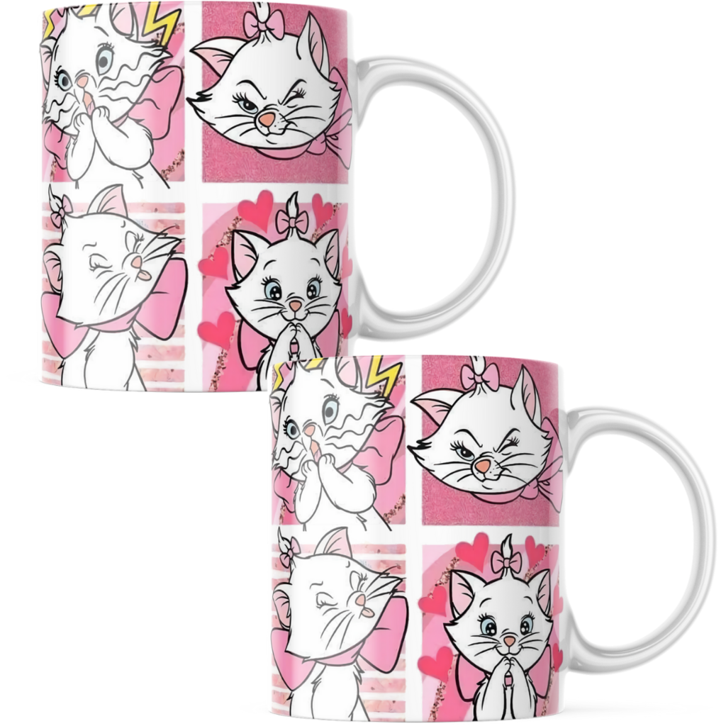 Caneca Personalizada Gatinha Marie - Estampendo