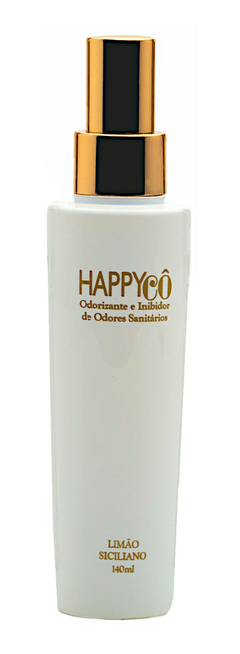 Happy Cô - Odorizante e Inibidor de Odores Sanitários 140ml - Limão Siciliano