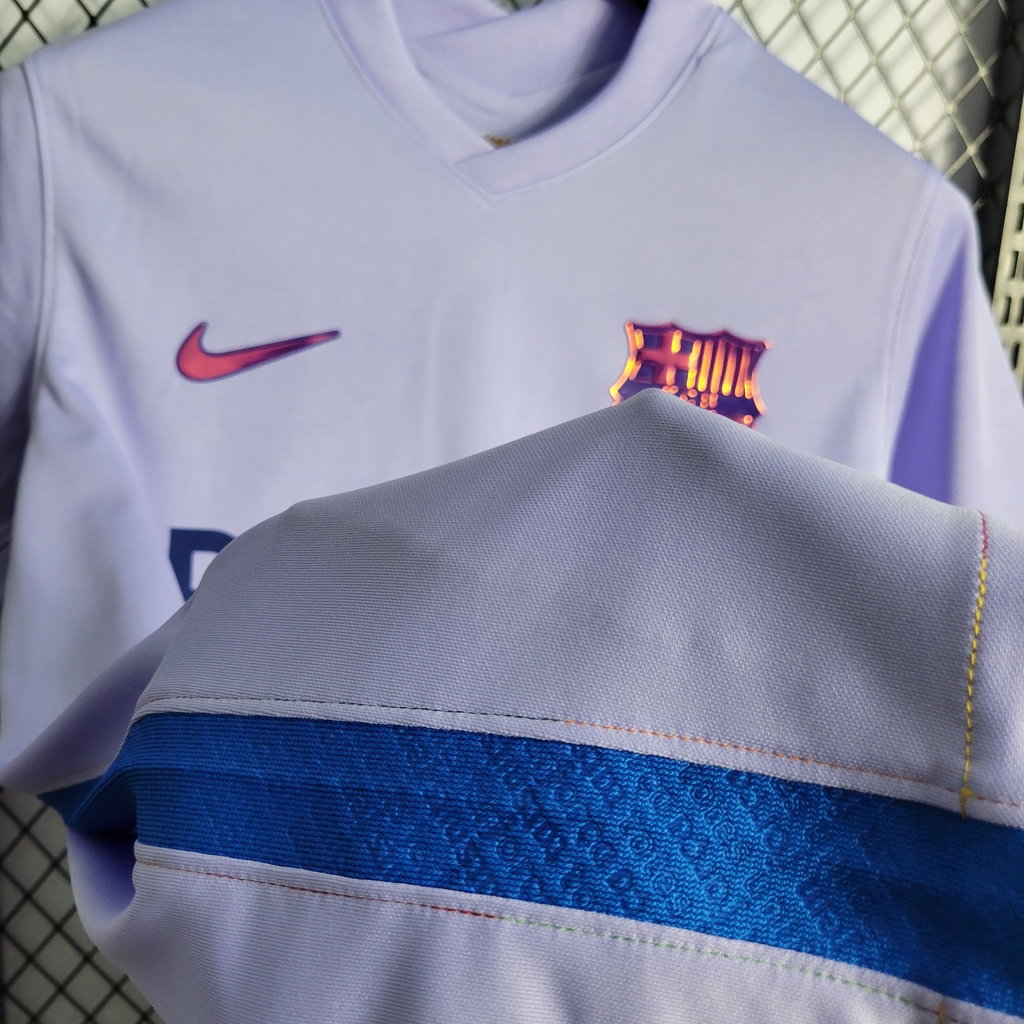 Camisa Barcelona Away 21/22 Torcedor Nike Masculina - Lilás