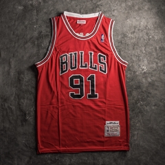 Camiseta Chicago Bulls Roja - Rodman