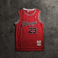 Camiseta Chicago Bulls Roja cursiva - Jordan