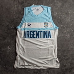 Camiseta Niño Blanca - Selección Argentina