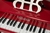 Piano De Cauda Infantil 30 Teclas Turbinho Vermelho C/ Banco - comprar online