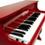 Piano Infantil Elétrico Turbinho E-piano 22 Teclas Vermelho na internet