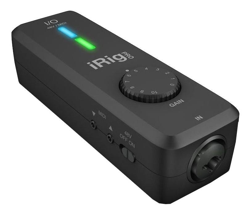 Interface de Áudio IK Multimedia iRig PRO I/O MIDI Compacta Interface de Áudio IK Multimedia iRig PRO I/O MIDI Compacta