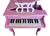 Imagem do Piano De Cauda Infantil 30 Teclas Turbinho Rosa Com Banco