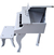 Piano De Cauda Infantil 30 Teclas Turbinho Branco Com Banco - loja online