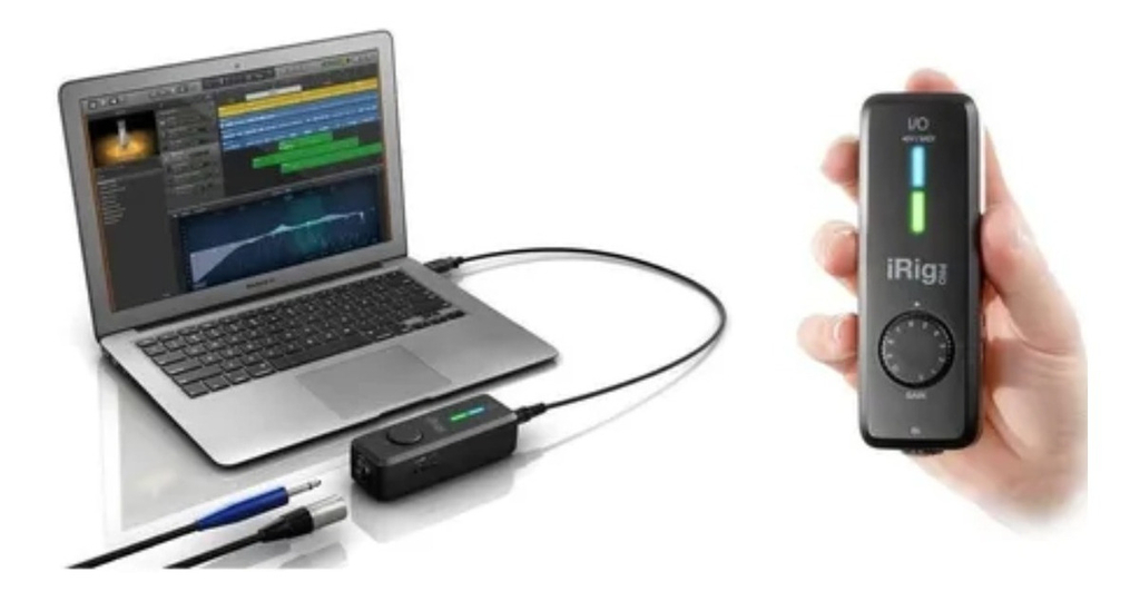 Interface de Áudio IK Multimedia iRig PRO I/O MIDI Compacta Interface de Áudio IK Multimedia iRig PRO I/O MIDI Compacta