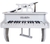 Piano De Cauda Infantil 30 Teclas Turbinho Branco Com Banco - SHOW POINT