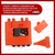 Amplificador Fone de Ouvido Power Click DB05 Laranja + Fonte - SHOW POINT