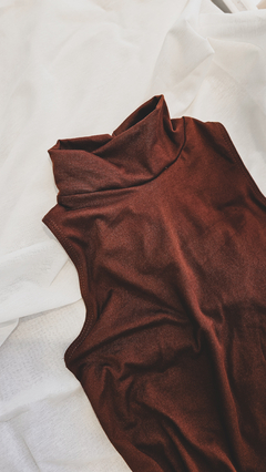 Body Alba musculosa modal chocolate en internet