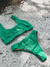 Top bikini Simona verde en internet