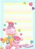 Papel de Carta Importado Popples n. 23