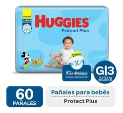 Huggies PROTECT PLUS Talle G 60 unidades Pack Ahorro