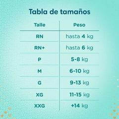 Imagen de Pampers DELUXE PROTECTION XG 58 unidades Hipoalergènico con Indicador de humedad