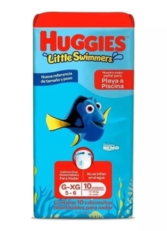 Huggies Pañales de agua LITTLE SWIMMERS DORY Talle G/XG De 14 a 20 Kg x 10 unidades - comprar online