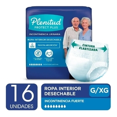 PLENITUD PROTECT PLUS TALLE G / XG 16 UNIDADES MÁXIMA ABSORCIÓN - comprar online