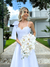 Vestido Branco Zibeline Alcinha com Laço - comprar online
