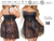 547 - Sexy Lenceria Escote Babydoll con Encaje Negro M