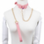 298 - Collar con cadena rosa - comprar en línea