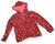 Soft Red Campera de Plush con Capucha Estampada de Flores - 4-8 niño