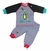 Conjunto Friza Estampado Rana - 6m-4niño