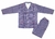 Pijama de Invierno Viyela con Boton Estampado Escoces - 12-16