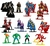 Wabro Figura de Metal - Muñeco Miniatura - 5 cm aprox.- Marvel y DC - Avengers y Liga de la Justicia