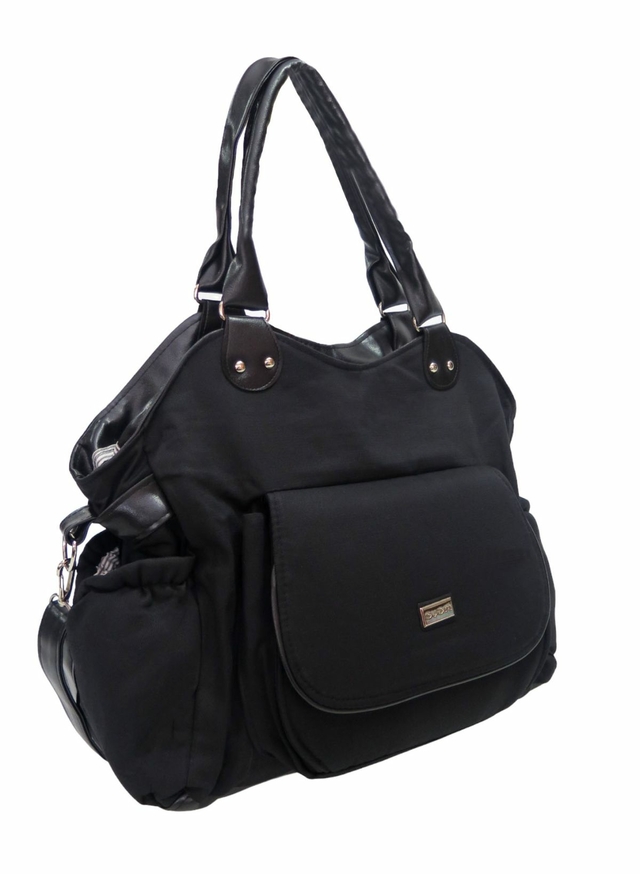 Bolso cambiador negro new arrivals