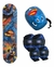 Skate DC Superman Con Kit De Proteccion - Rodilleras, Coderas, Casco Y Bolso Para Transportar - 70 Cm x 20 Cm
