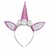 Vincha Unicornio Con Flores - comprar online