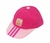 Footy Gorro Cap con visera Winnie Pooh Rayado con imagen cuadrada holografica en la frente - 6 a 12 meses