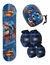 Skate DC Superman Con Kit De Proteccion - Rodilleras, Coderas, Casco Y Bolso Para Transportar - 70 Cm x 20 Cm - comprar online