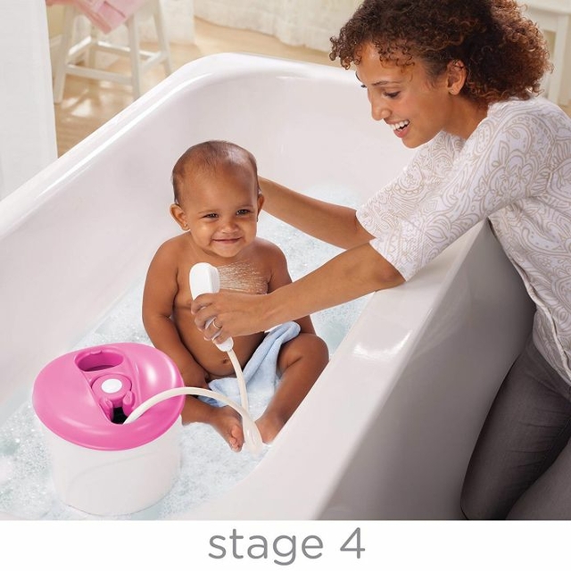 Summer Bañera con duchador a pilas Newborn to Toddler Bath Center & Shower  ***SIN PACKAGING***