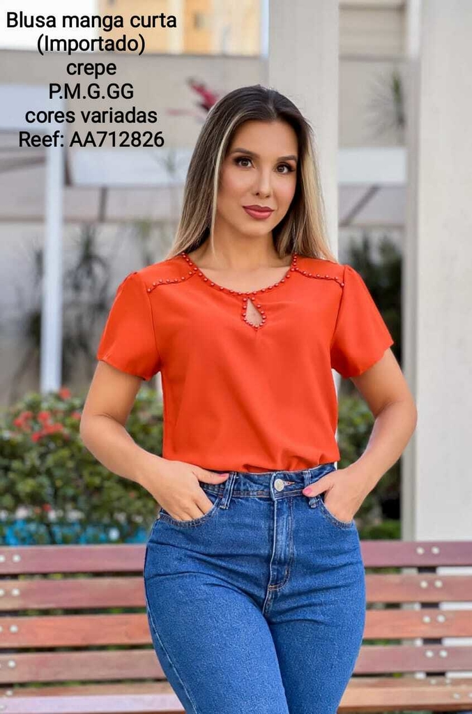 Blusa Manga Curta (kit 4 peças ) 7128 CL 3