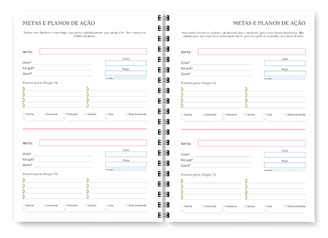 Planner 2024 – Mensal, Semanal, Diário e mais
